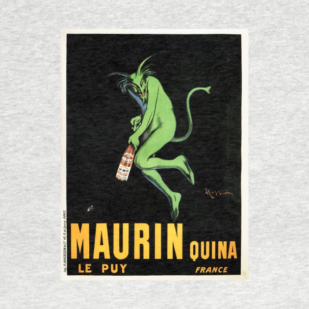 Devil MAURIN QUINA Liquor Absinthe Art Deco France Leonetto Cappiello by vintageposters